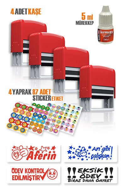 Baskı Life Kendinden Mürekkepli Öğretmen Kaşesi Aferin Kaşesi Bl-82