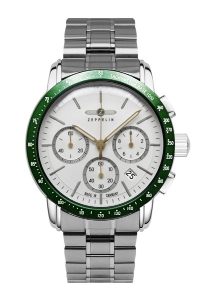 Zeppelin Mens Watch 8878MB-4, Quartz, 43mm, 5ATM