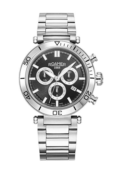 Roamer Mens Watch 994837 41 85 20, Quartz, 43mm, 5ATM