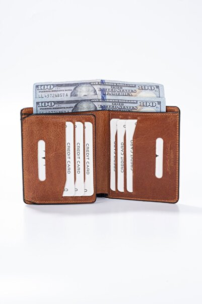 Getto Deri Genuine Leather Route Wallet