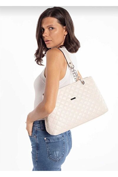 MAC&MOS Geantă cremă pentru umăr și mână pentru femei