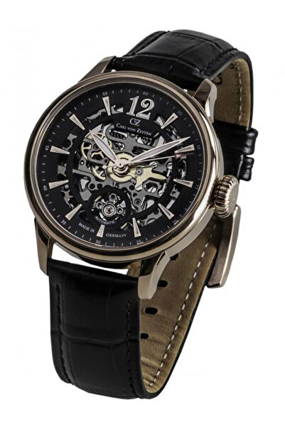 Carl Von Zeyten Ceas barbatesc Carl Von Zeyten CVZ0051RBK, automat, 40 mm, 5ATM
