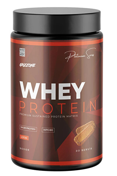 GRIZZONE WHEY PROTEIN PRO WPC80 900 GR 30 SERVIS LOTUS AROMALI