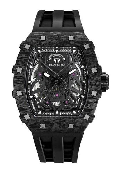 Tsar Bomba Ανδρικό Ρολόι TB8207CF-01, Αυτόματο, 44mm, 5ATM