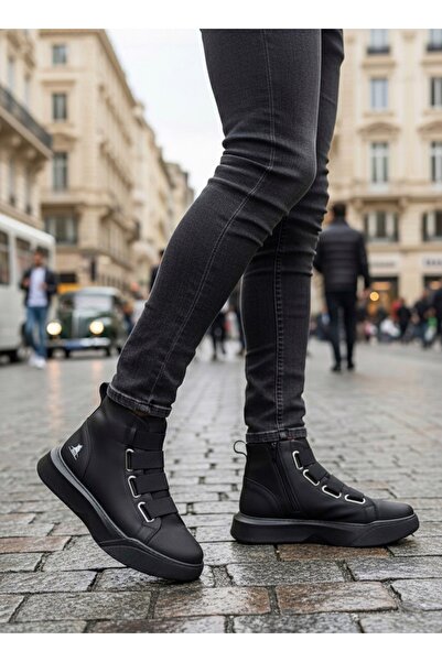 BOA BA0142 Banded Men's High Sole Black Sole Sports Boots