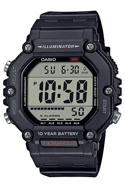 Casio Ceas bărbătesc AE-1600H-1AVEF, cuarț, 50mm, 10ATM