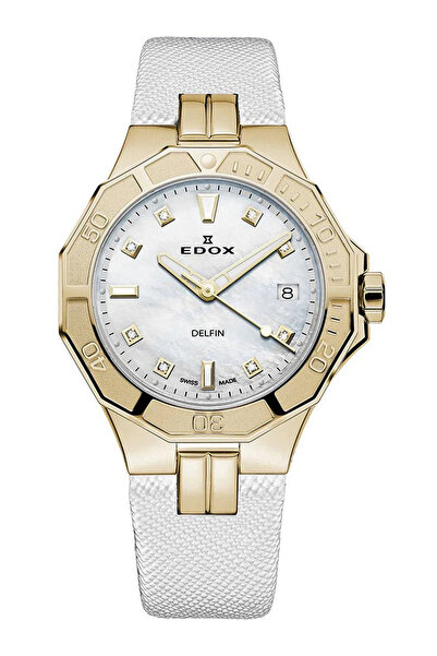Edox Ceas de damă Edox 53020-37JC-NADD, Cuarț, 38mm, 20ATM