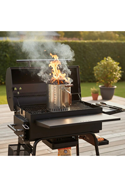 IGRILL Kömür Tutuşturma Mangal Bacası (Büyük Boy)