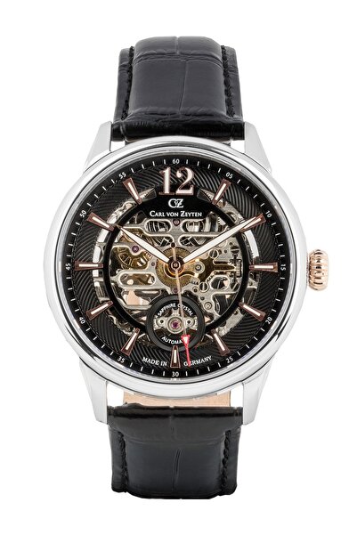 Carl Von Zeyten Ceas bărbătesc Carl Von Zeyten CVZ0080BKRS, Automat, 43mm, 5ATM