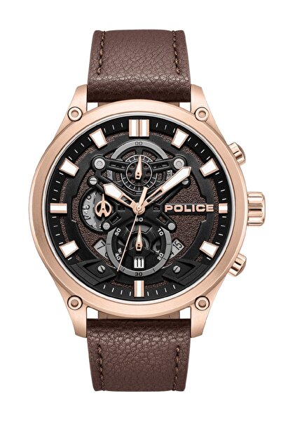 Police Ανδρικό Ρολόι PEWGC0054204, Quartz, 46mm, 5ATM