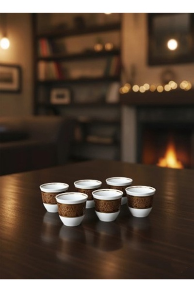 DECOSTYLE 6 Pieces Myrrh Glassware Serving Cup Zamzam Water Cup Multiple Models N53