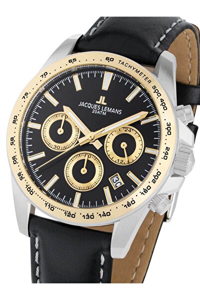 Jacques Lemans Ceas bărbătesc Jacques Lemans 1-1877D, cuarț, 40mm, 20ATM