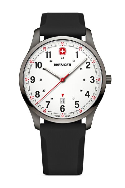 Wenger Mens Watch Wenger 01.1441.132, Quartz, 42mm, 5ATM