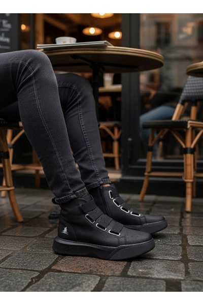 BOA BA0142 Banded Men's High Sole Black Sole Sports Boots