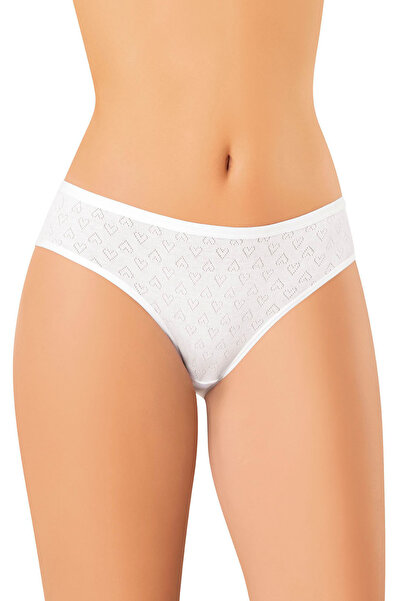 YILDIZ БІКІНІ-ТРУСИ З БАВОВНЯНИМ ВСТАВКОМ, 6 ШТ. БІЛИЙ ЗІРКА КОД3575