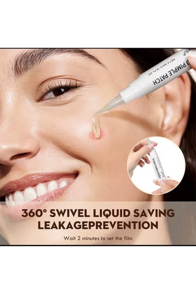 JEJUDO Pimple patch,Akne Bandı(9mm&12mm)+4,5 ml Likit Pimple Pen,%100 Hidrokolloid,%2 Salisilik Asit