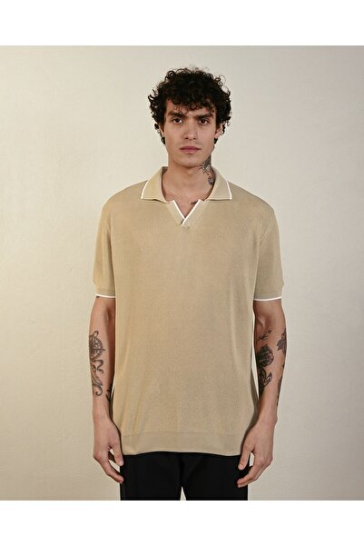 İLKCET MODA Oversize Premium Basic Knitwear T-shirt