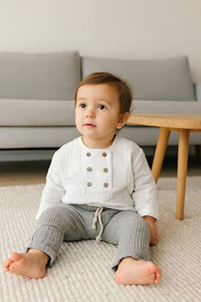 GMG Baby Seasonal Muslin Tie-Up Men's Set 9 Months, 12 Months, 18 Months, 2Y