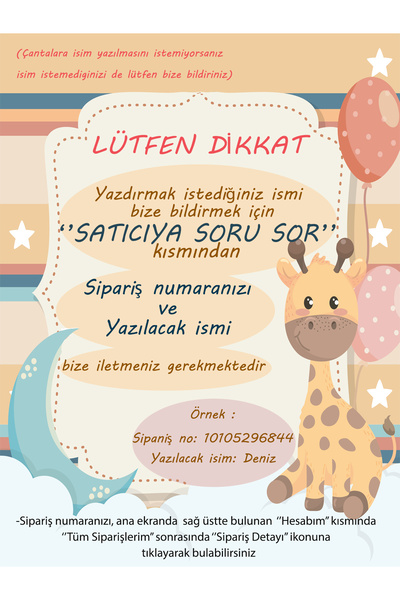 migie Kişiye Özel İsimli Çekçekli Çanta ve Sırt Çantası Anaokulu/Kreş Seti (2'li Set) Küçük Peri 2-6 Yaş