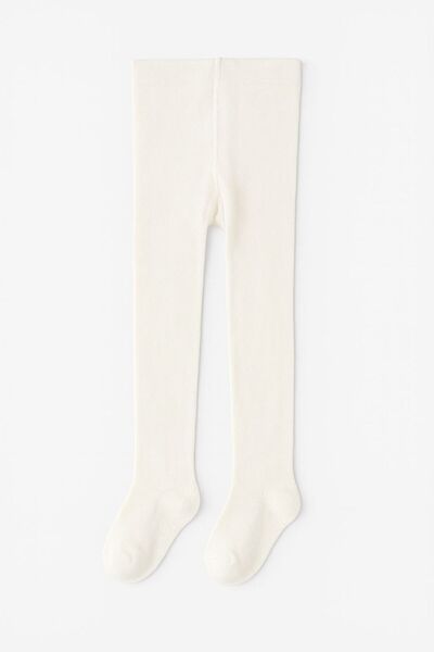 DRESSY LIFE Συσκευασία με 2 Σχολικές Κάλτσες Πλυμένες Κάλτσες από Μπαμπού Κρέμα Καλσόν για κορίτσια