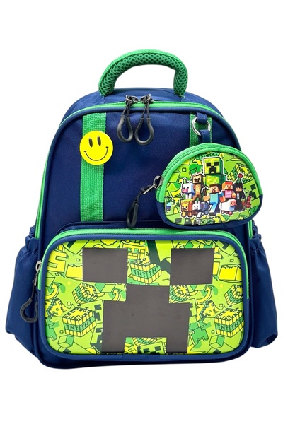 ms mixxstore Geantă de lux pentru grădiniță și grădiniță cu model de caractere