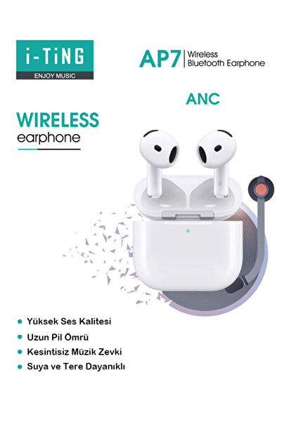 Xepette Jewelry Air Pro 4.Nesil Ios Android Tüm Telefonlarla Uyumlu A Plus Kablosuz Bluetooth Kulaklık