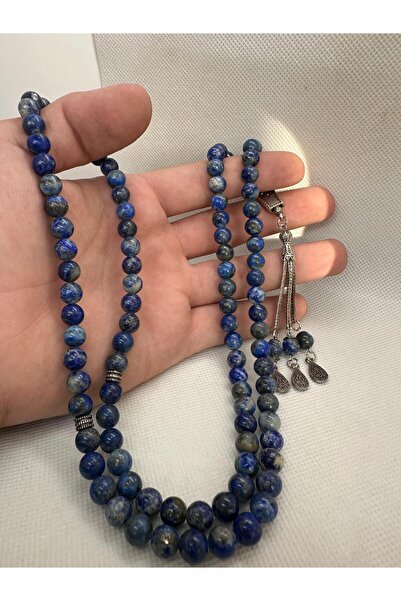grsoyuncak Doğaltaş Lapis Lazuli Taşı 99'luk 8mm Namaz Tesbihi