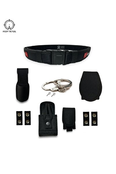 a+ aksoy tactical Özel Güvenlik Palaska Taktik Eğitim Kemeri Avantaj Set
