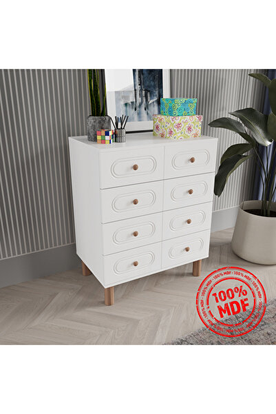 DRNHOME PERA ŞİFONYER beyaz