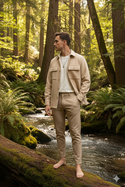 NO4 Oversize Erkek Kaşe Gömlek – Rahat ve Sıcak Kışlık Model, Unisex Tarz, Trend gömlek
