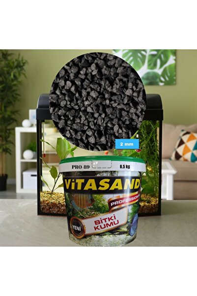 Vitasand Pro-89 2mm Siyah Akvaryum Ve Bitki Kumu 8.5 Kg