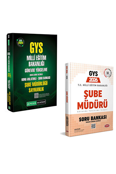 Data Yayınları 2026 Data GYS MEB Şube Müdürlüğü Saymanlık Konu Anlatımlı Soru...