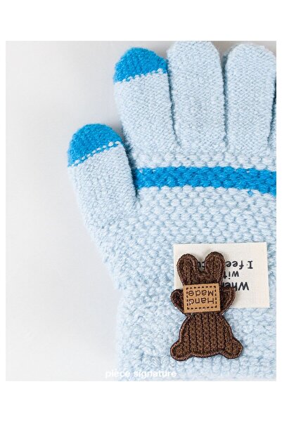 PIECE SIGNATURE 100% Acrylic Children's Gloves with Accessories (Age 3-6)