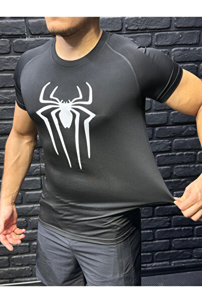 YHM Sportovní tričko Spider Compression Black