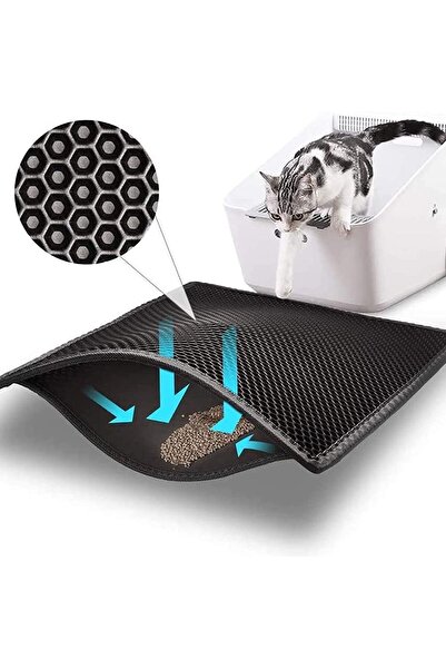 Avex Αδιάβροχο στρώμα άμμου για γάτες, μέγεθος 40 x 60 cm, διπλής στρώσης, μα...