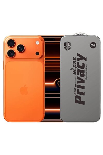 Flippy Folie de Sticla Privacy, Flippy, ESD Compatibila cu Apple iPhone 17 Pro Max
