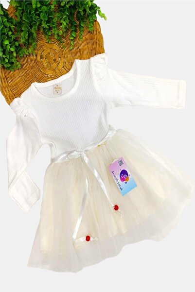 dinamik çocuk Rochie de prințesă de zi cu zi pentru fetiță, din bumbac, cu mâ...