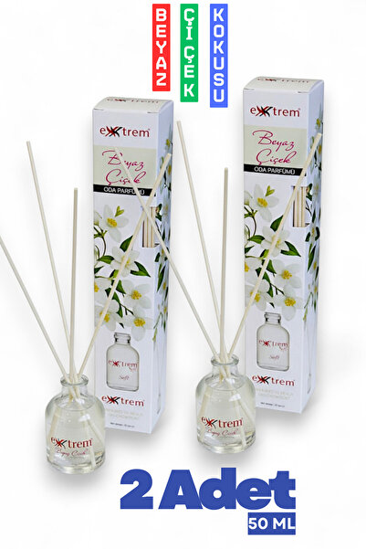 Extrem Bambu Beyaz Çıçek Oda Kokusu 50 Ml - 2 Adet Avantajlı Paket