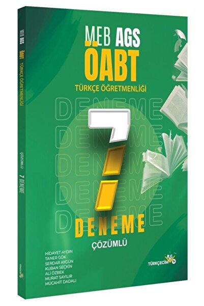 Edebiyat TV Yayınları Türkçecim TV ÖABT MEB-AGS Türkçe Öğretmenliği 7 Deneme ...