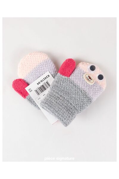 PIECE SIGNATURE 100% Acrylic Baby Gloves with Accessories (1-3 Years Old)