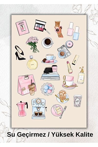 VORACRAFT Cool Girl, Business Girl, Kız Neşesi Sticker Ajanda Bullet Journal ...