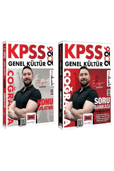 Yargı Yayınları Yargı 2026 KPSS Coğrafya Konu Anlatımı + Soru Bankası 2 li Se...