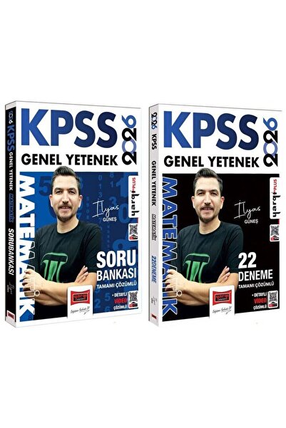 Yargı Yayınları Yargı 2026 KPSS Matematik Soru Bankası + 22 Deneme 2 li Set -...