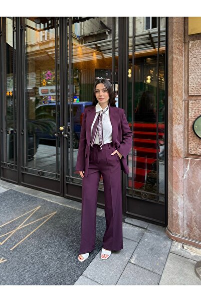 Vuntal BUTİK Blazer Takım Elbise Tek Düğme Ceket Pantolon