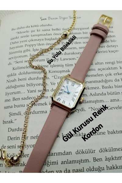 Brality New Model Women's Wristwatch Stylish Dusty Rose Color Band Wristwatch...