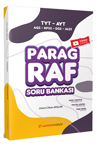 Uzman Kariyer Yayınları Uzman Kariyer Kpss Tyt Ales Dgs Paragraf Soru Bankası...