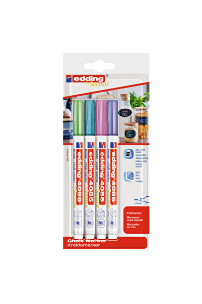 Genel Markalar Cam Kalemi 4 Lü Blister Metalik 4085