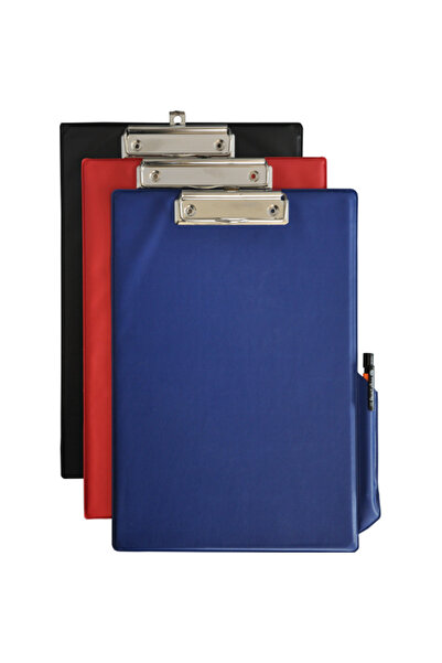 Bafix سكرتيرة بدون غطاء بلاستيك مقاس A4 أحمر