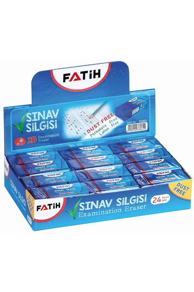Fatih Exam Eraser Blue Fs24/M