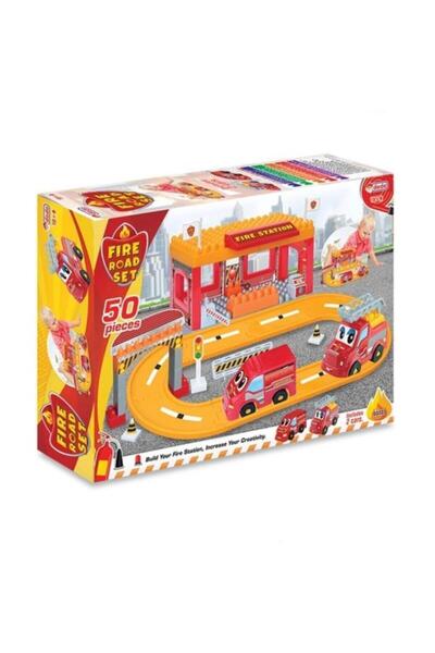 DEDE Fire Engine Road Set 03323